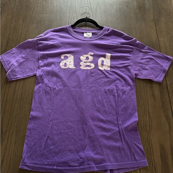 Embroidered Alpha Gamma Delta T-Shirt | AGD | ΑΓΔ - Picture 1 of 4